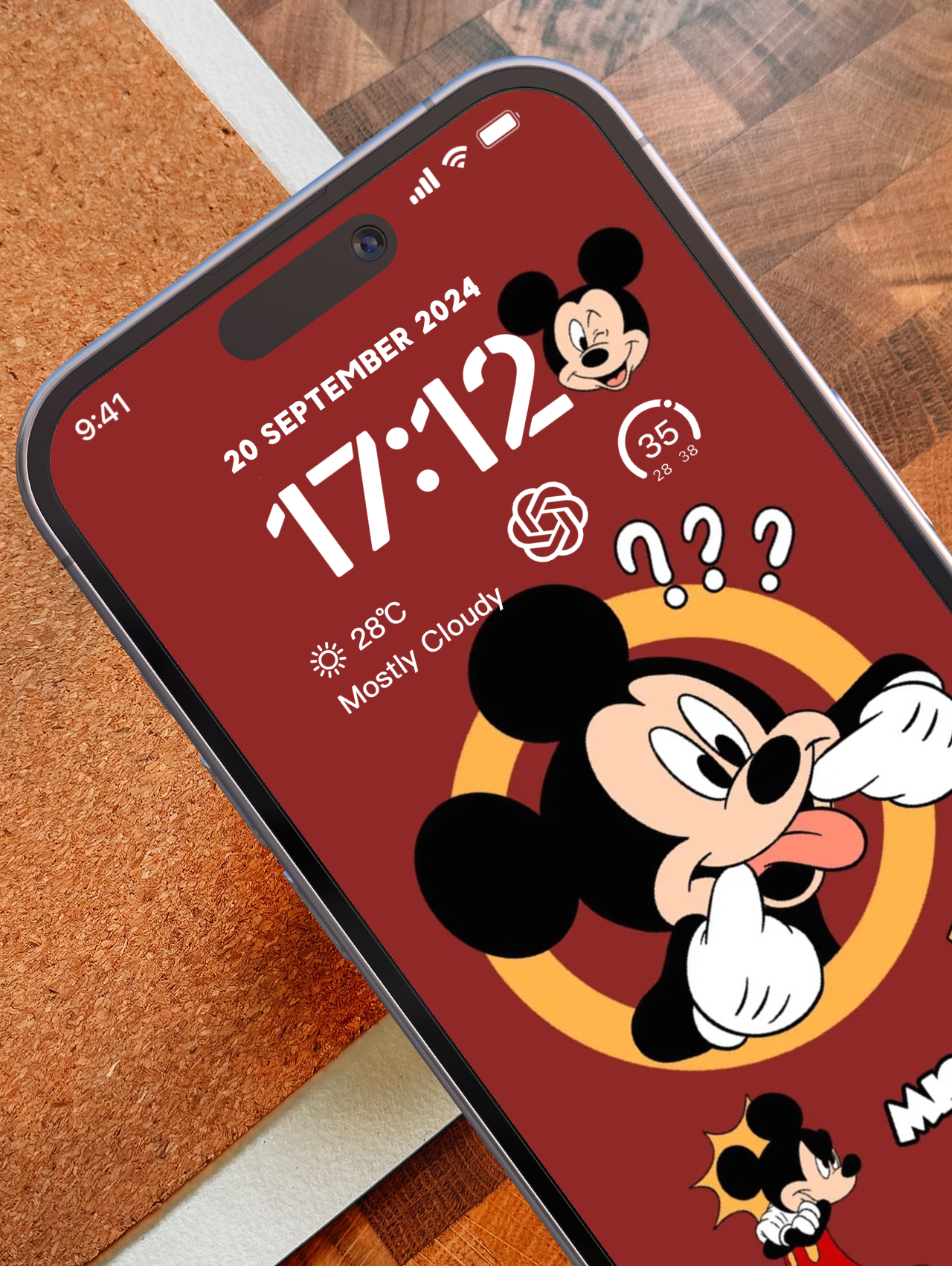 4K HD Phone Wallpaper Background - Lovely Mickey for iPhone and Android