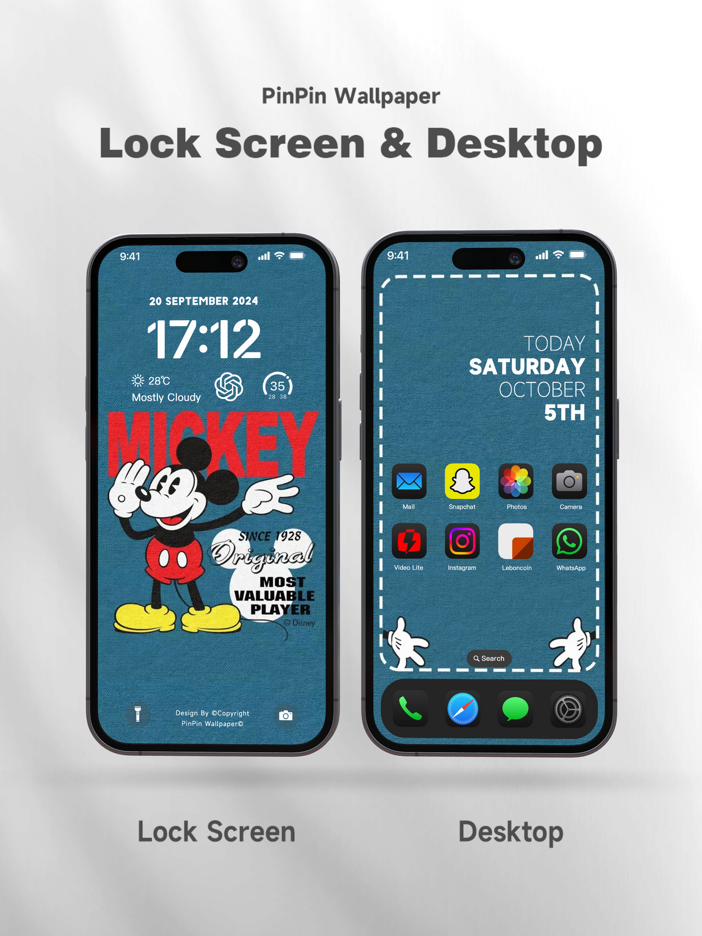 4K HD Phone Wallpaper Background - Lovely Mickey for iPhone and Android