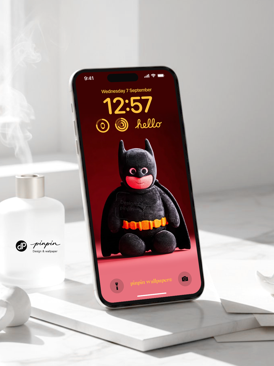 4K HD Phone Wallpaper Background - NO.6221 Minimalist Gradient Style Batman wallpapers for iPhone and Android