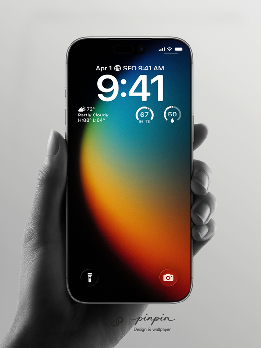 Minimalist Gradient 4K Wallpaper for iPhone and Android | No. 6248