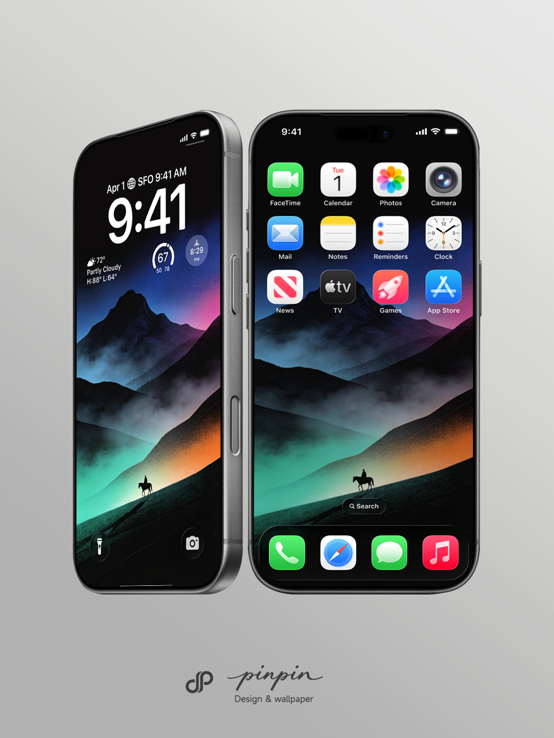 Minimalist Gradient 4K Wallpaper for iPhone and Android | No. 6247