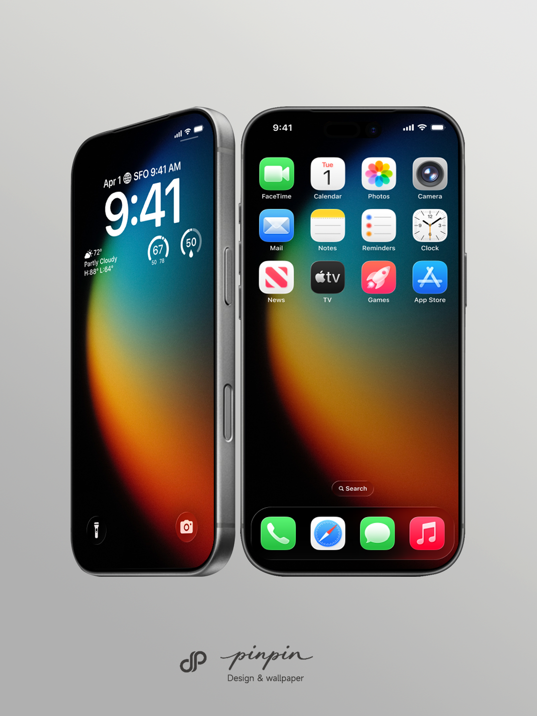 Minimalist Gradient 4K Wallpaper for iPhone and Android | No. 6248