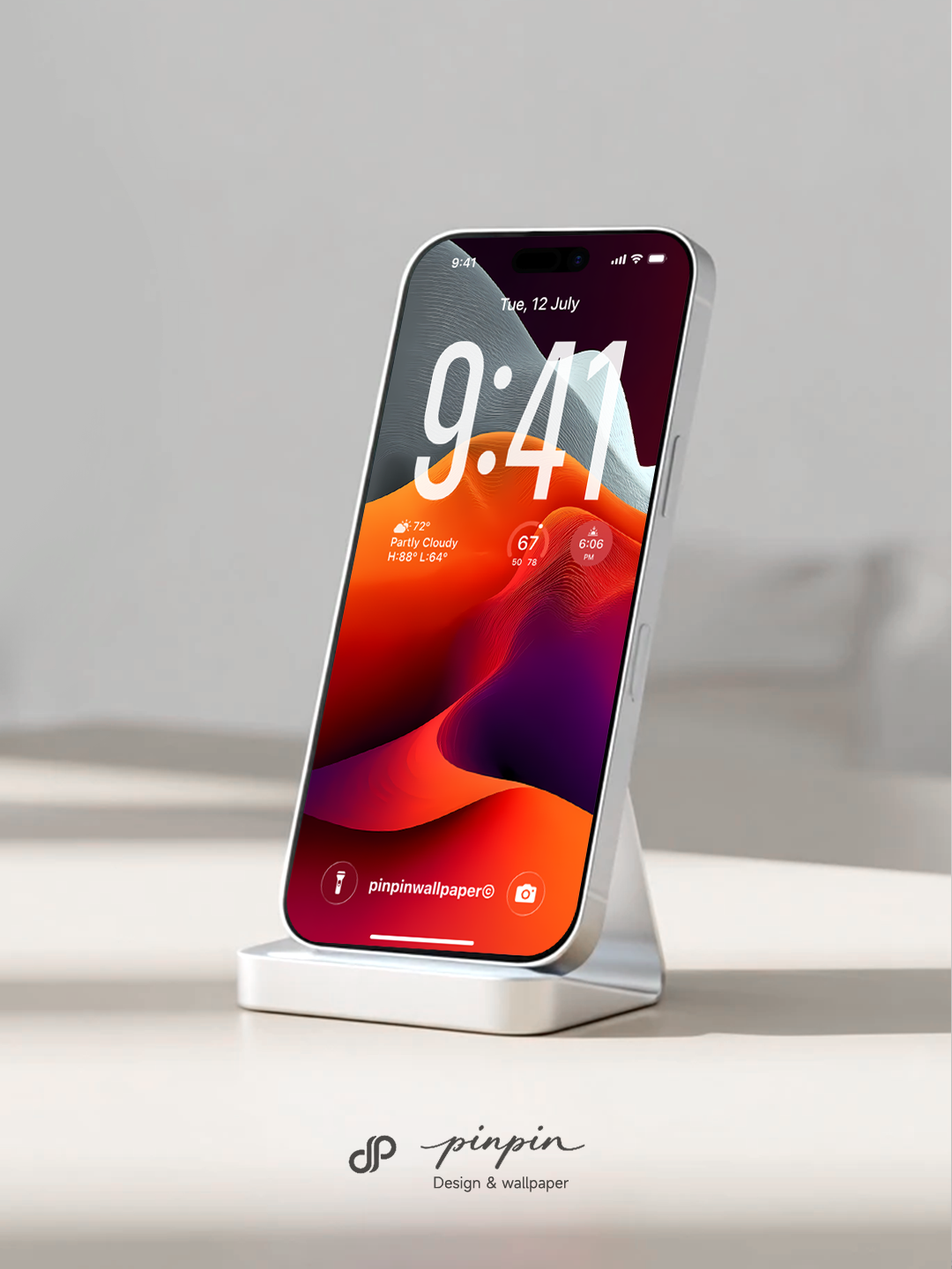Minimalist Gradient 4K Wallpaper for iPhone and Android | No. 6289