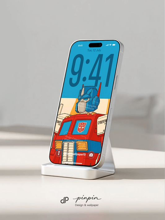 2026 Minimalist Gradient 4K Wallpaper for iPhone and Android | Optimus Prime