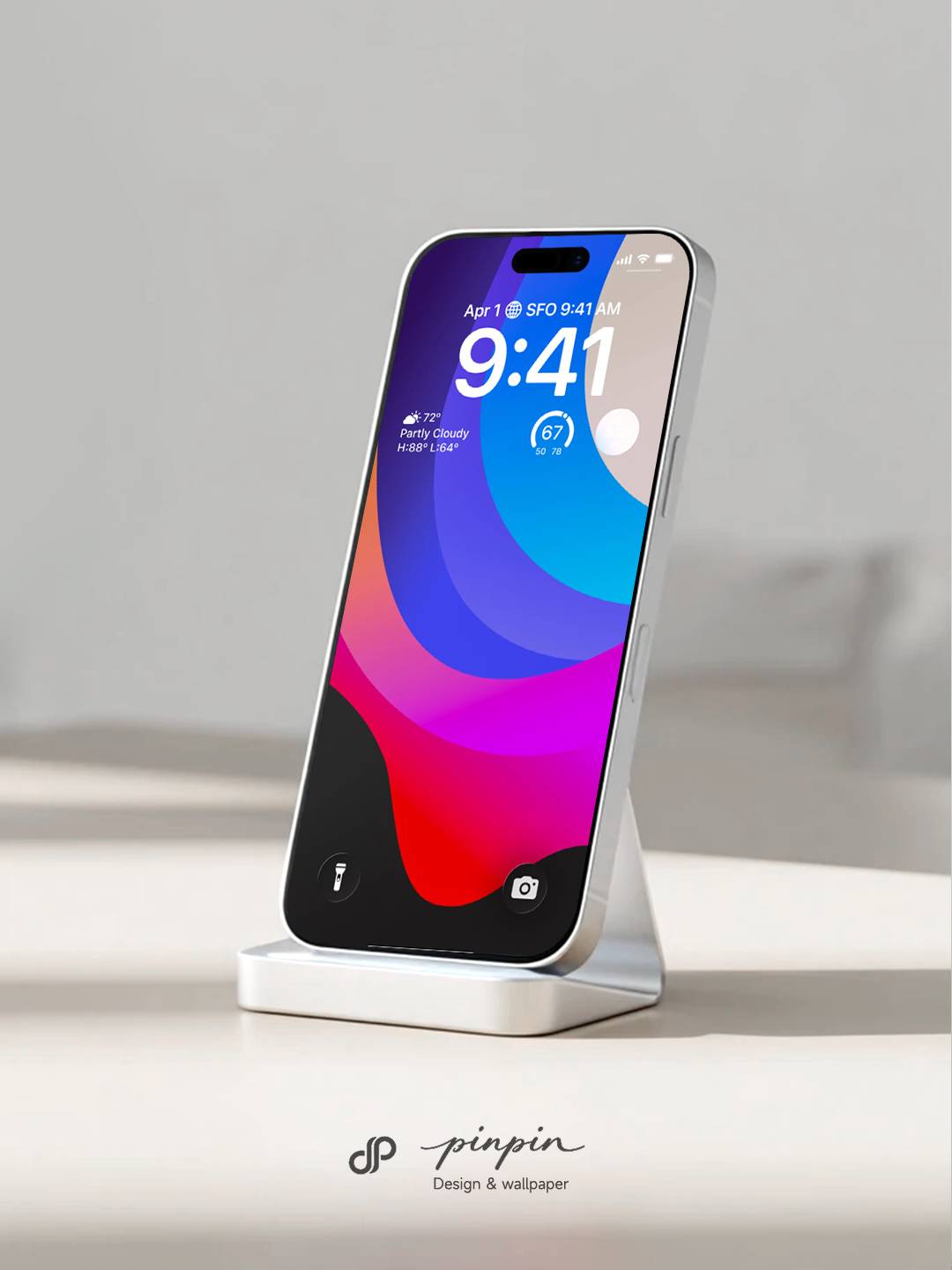 Minimalist Gradient 4K Wallpaper for iPhone and Android | No. 6245