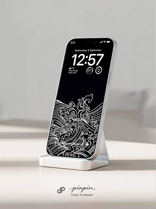 4K HD 壁紙の背景 - iPhone および Android 向け Black Universe Series20