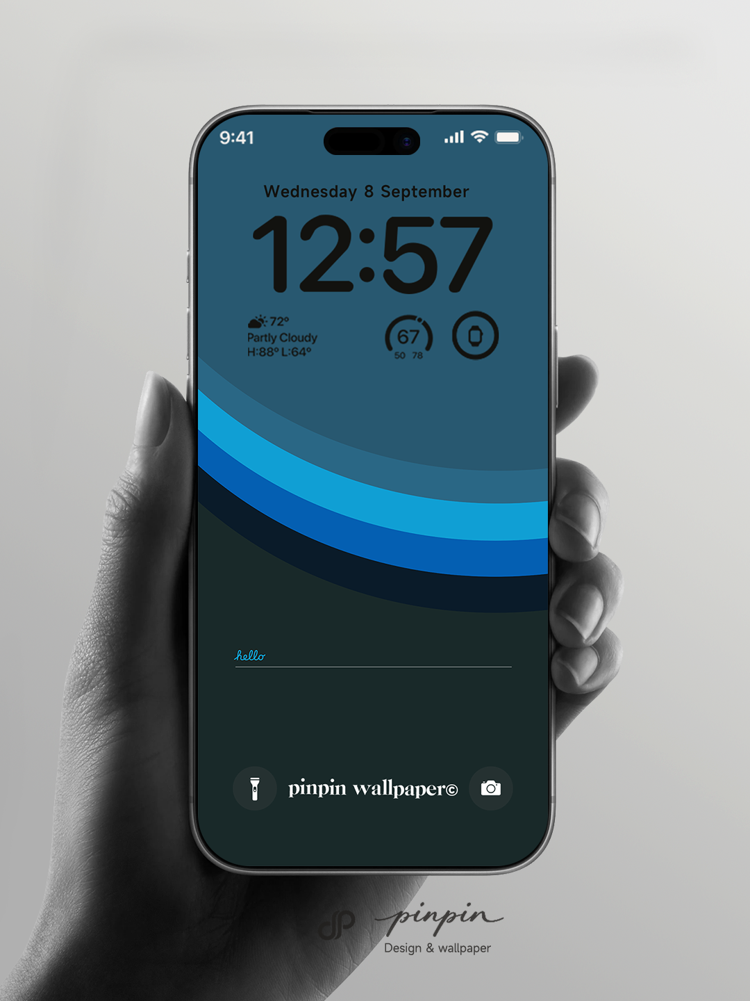 pinpin_wallpaper Minimalist Gradient 4K Wallpaper for iPhone and Android | No. 6308
