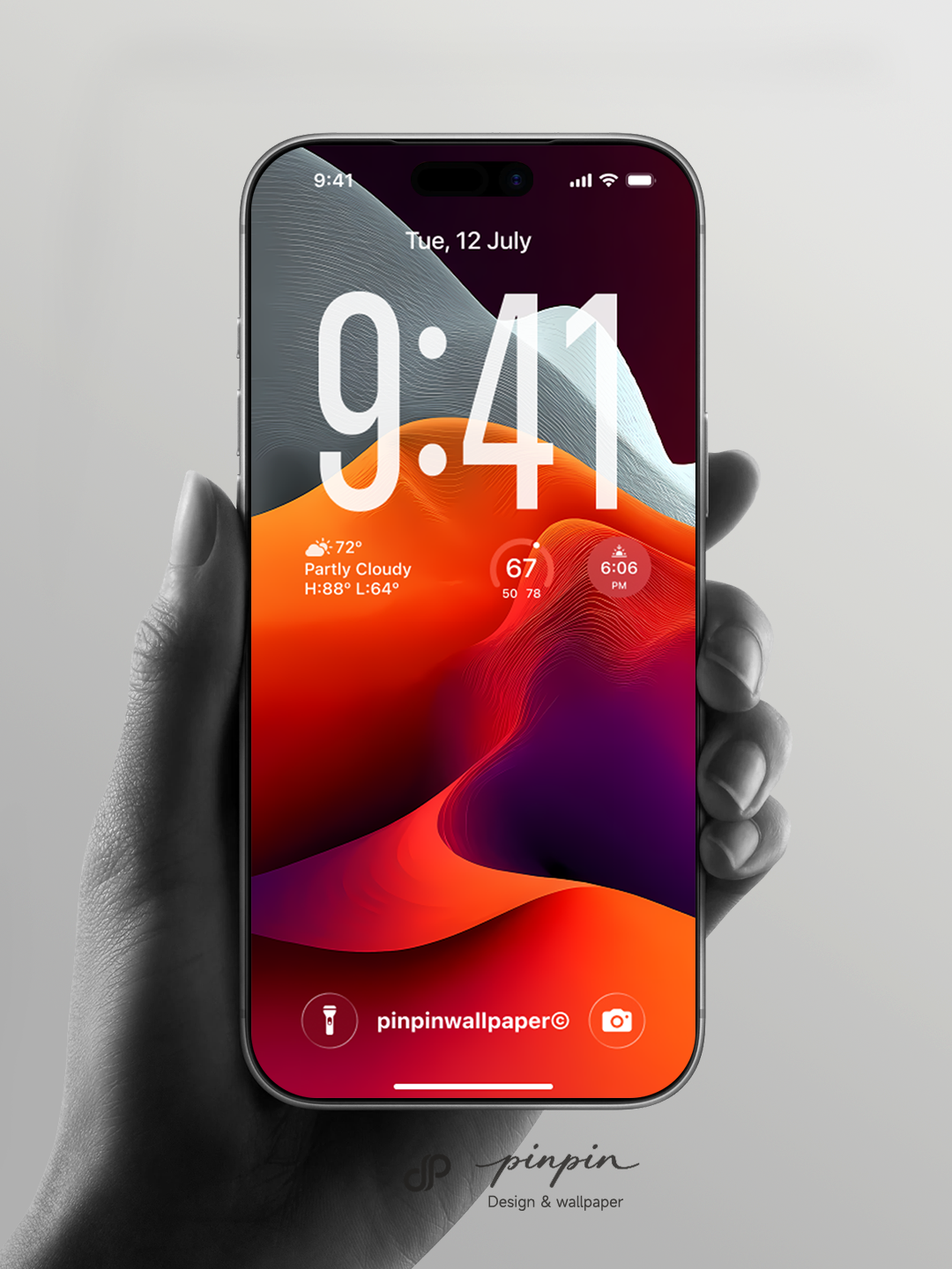 Minimalist Gradient 4K Wallpaper for iPhone and Android | No. 6289