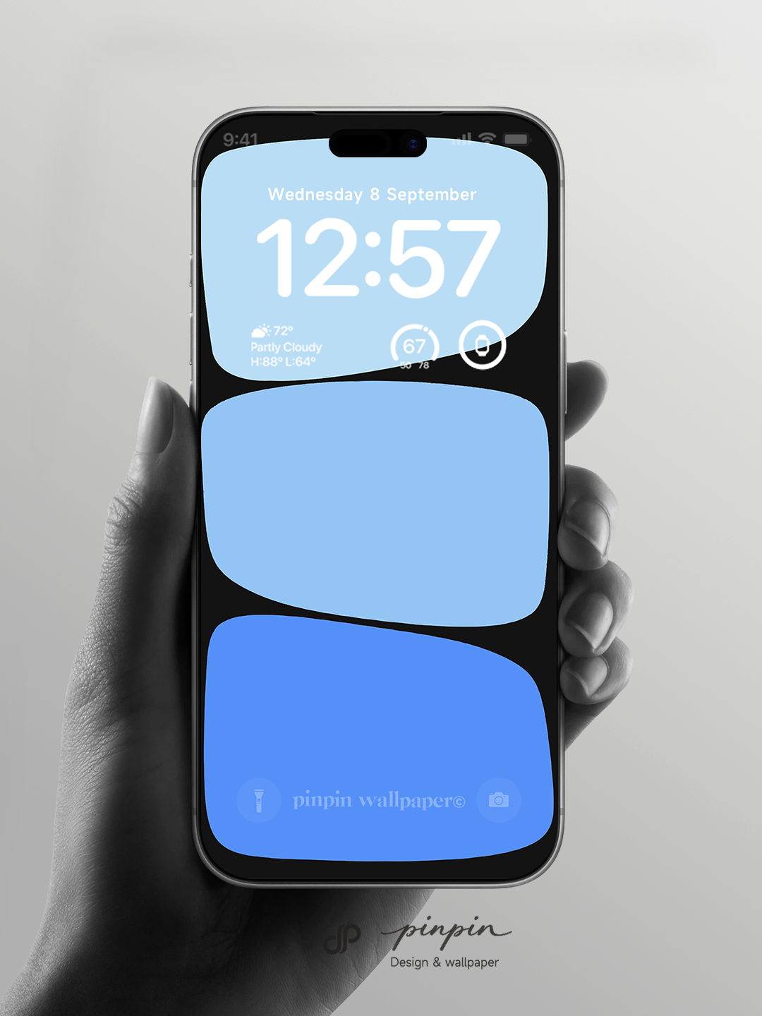 pinpin_wallpaper Minimalist Gradient 4K Wallpaper for iPhone and Android | No. 6328