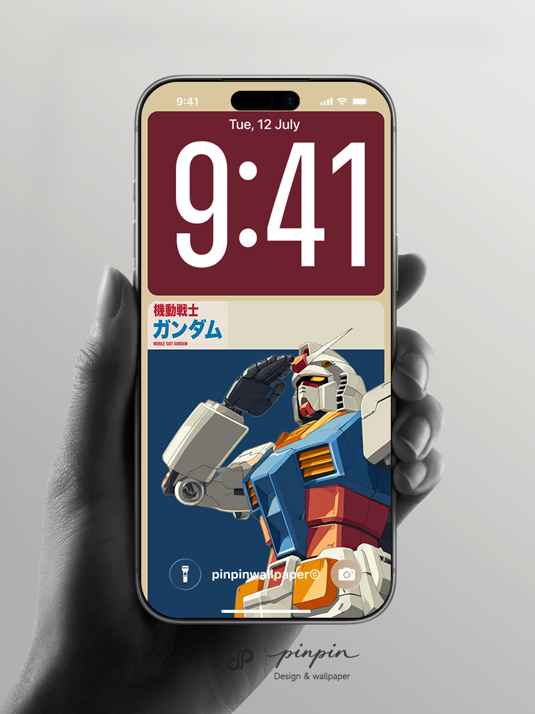 2026 Minimalist Gradient 4K Wallpaper for iPhone and Android | RX-78-2 Gundam