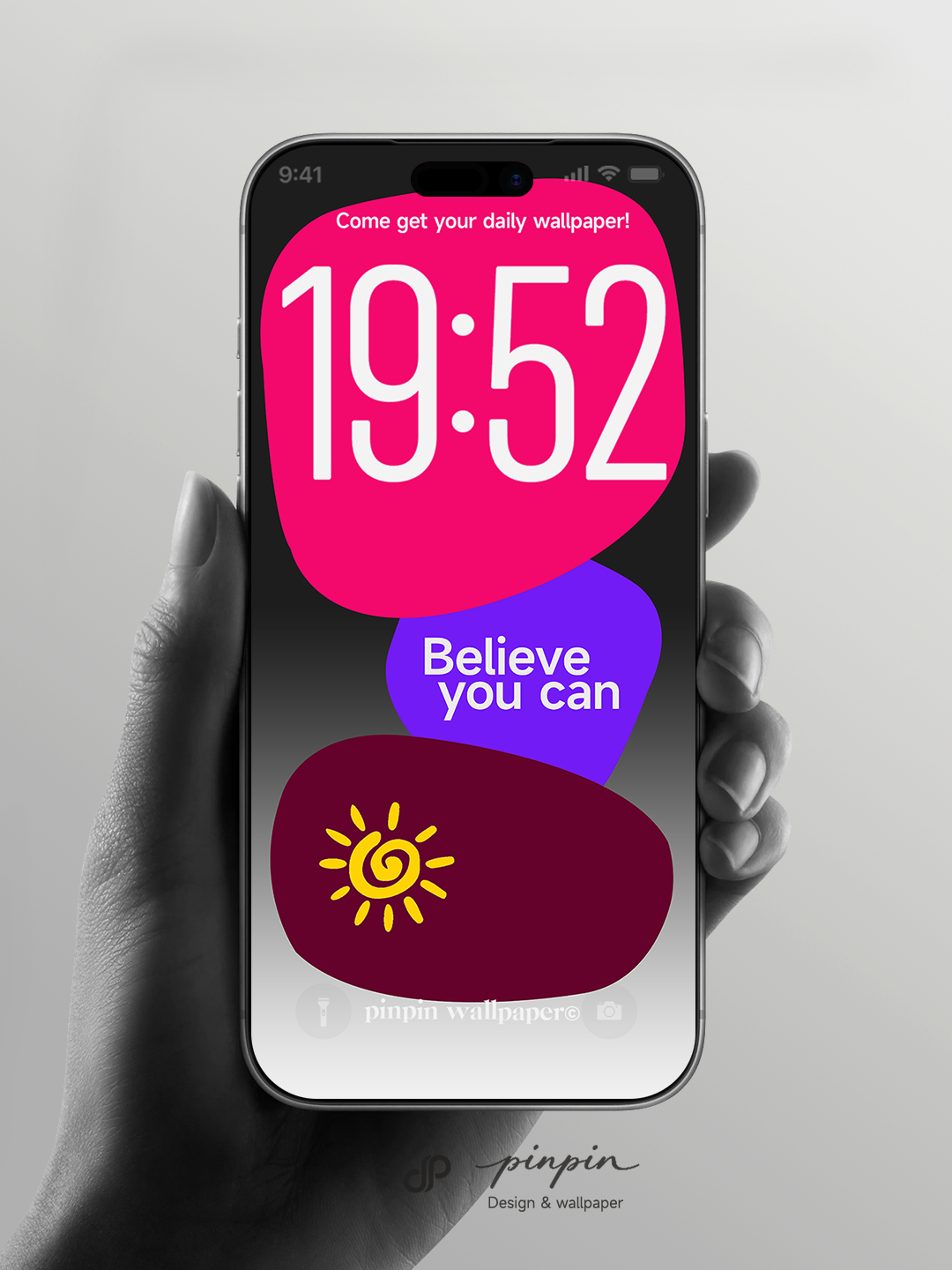 pinpin_wallpaper Minimalist Gradient 4K Wallpaper for iPhone and Android | No. 6351