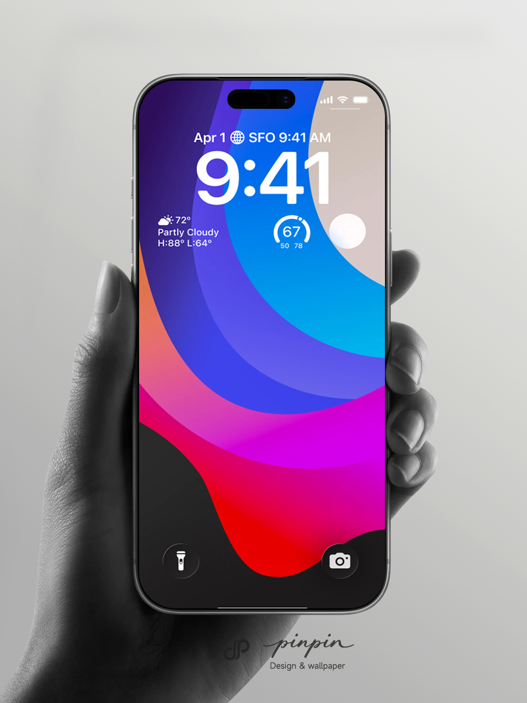 Minimalist Gradient 4K Wallpaper for iPhone and Android | No. 6245
