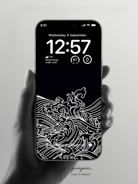 4K HD 壁紙の背景 - iPhone および Android 向け Black Universe Series20