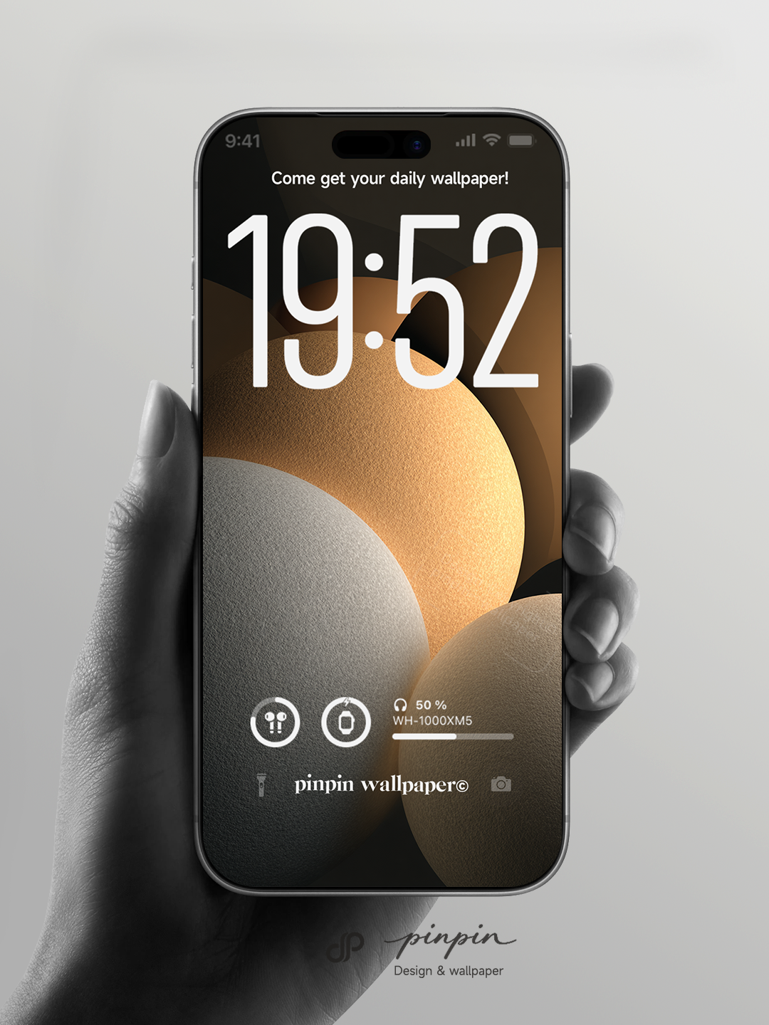 pinpin_wallpaper Minimalist Gradient 4K Wallpaper for iPhone and Android | No. 6354