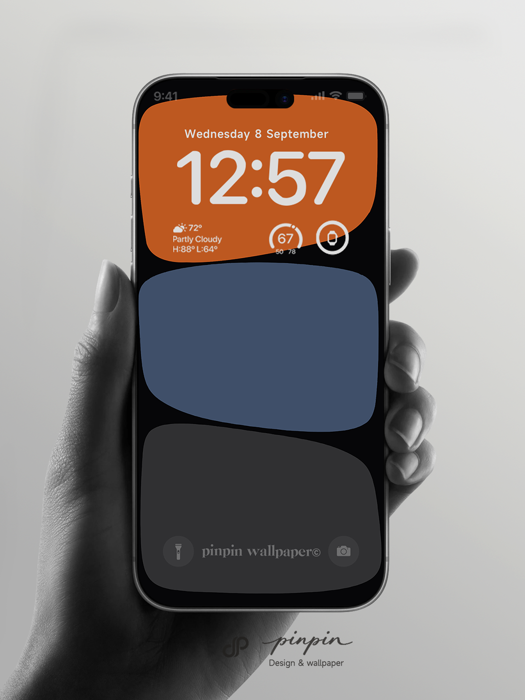 pinpin_wallpaper Minimalist Gradient 4K Wallpaper for iPhone and Android | No. 6326