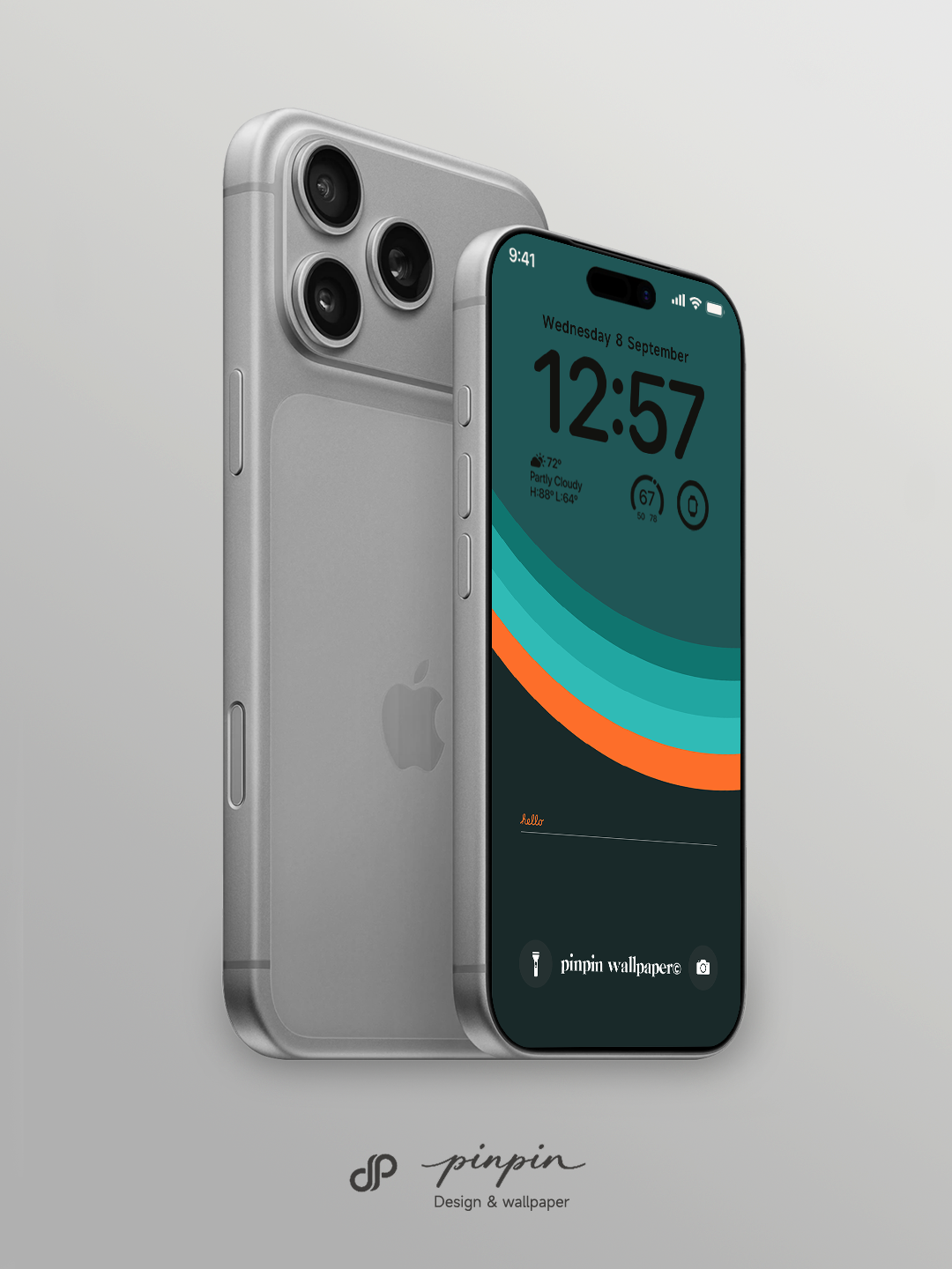 pinpin_wallpaper Minimalist Gradient 4K Wallpaper for iPhone and Android | No. 6307