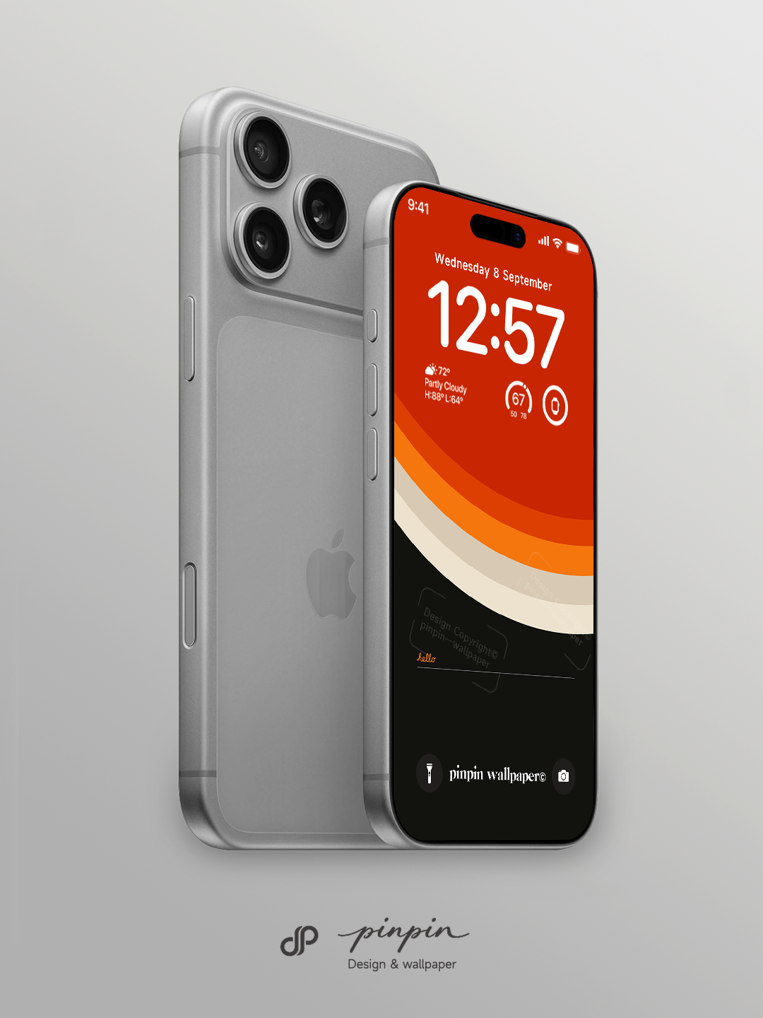 pinpin_wallpaper Minimalist Gradient 4K Wallpaper for iPhone and Android | No. 6309