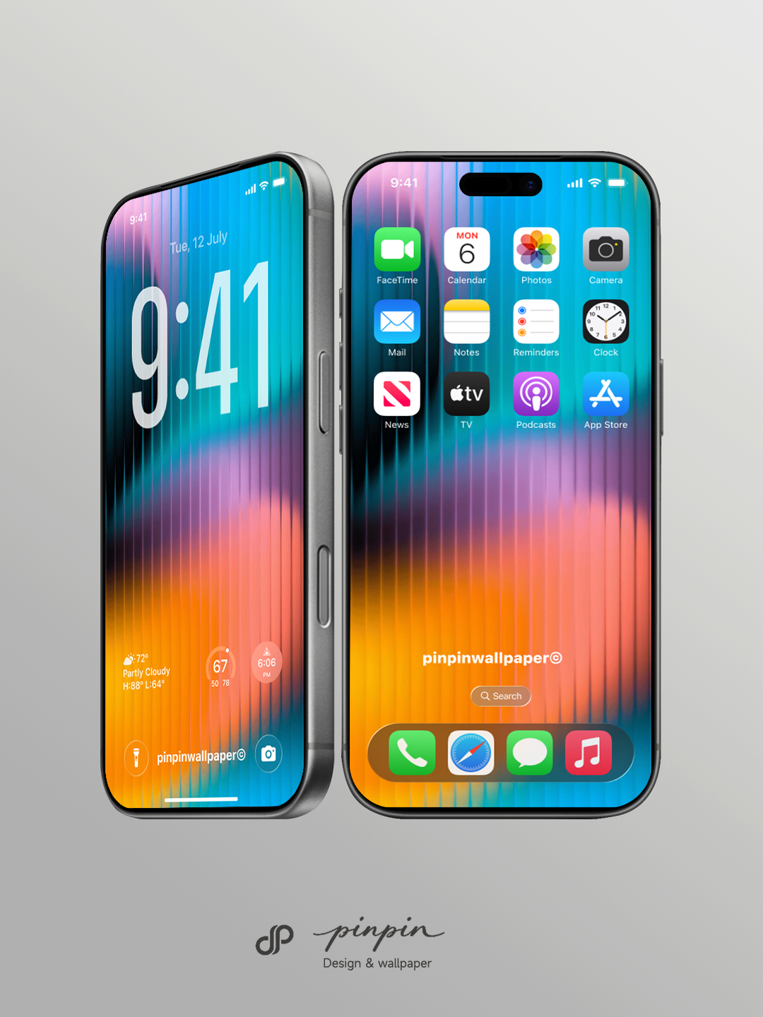 Minimalist Gradient 4K Wallpaper for iPhone and Android | No. 6276
