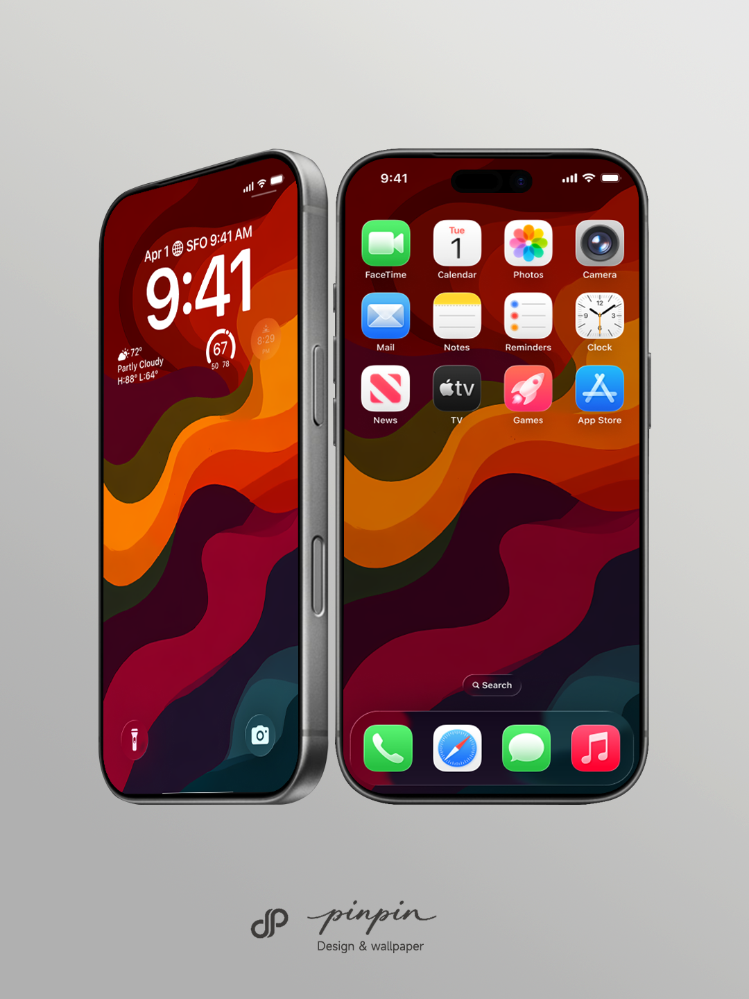 Minimalist Gradient 4K Wallpaper for iPhone and Android | No. 6243