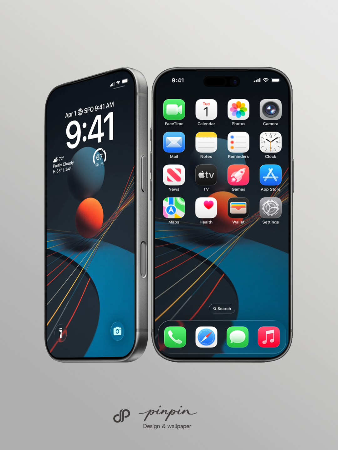 4K HD 壁紙の背景 - iPhone および Android 向け Black Universe Series20