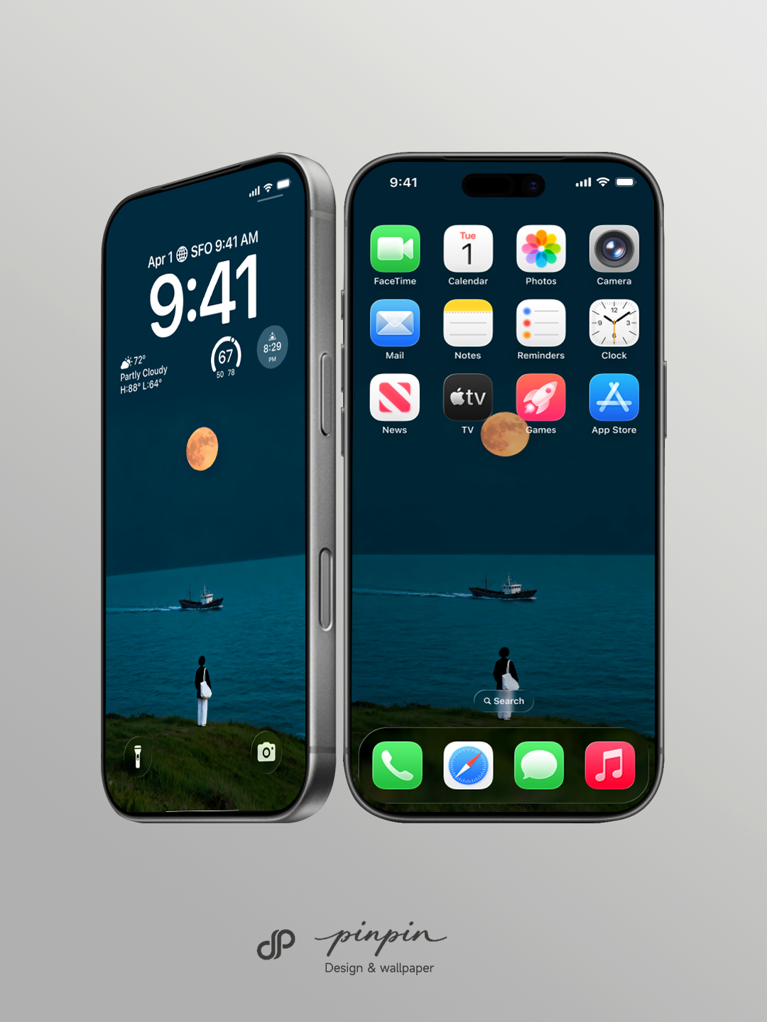 Minimalist Gradient 4K Wallpaper for iPhone and Android | No. 6244
