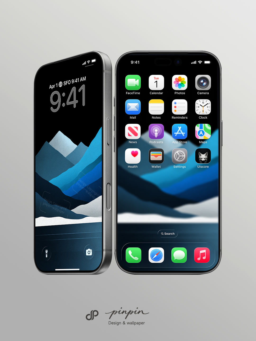 pinpin_wallpaper Minimalist Gradient 4K Wallpaper for iPhone and Android | No. 6296