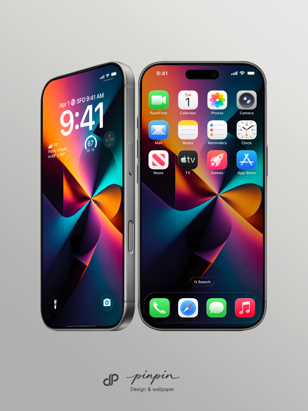 Minimalist Gradient 4K Wallpaper for iPhone and Android | No. 6242