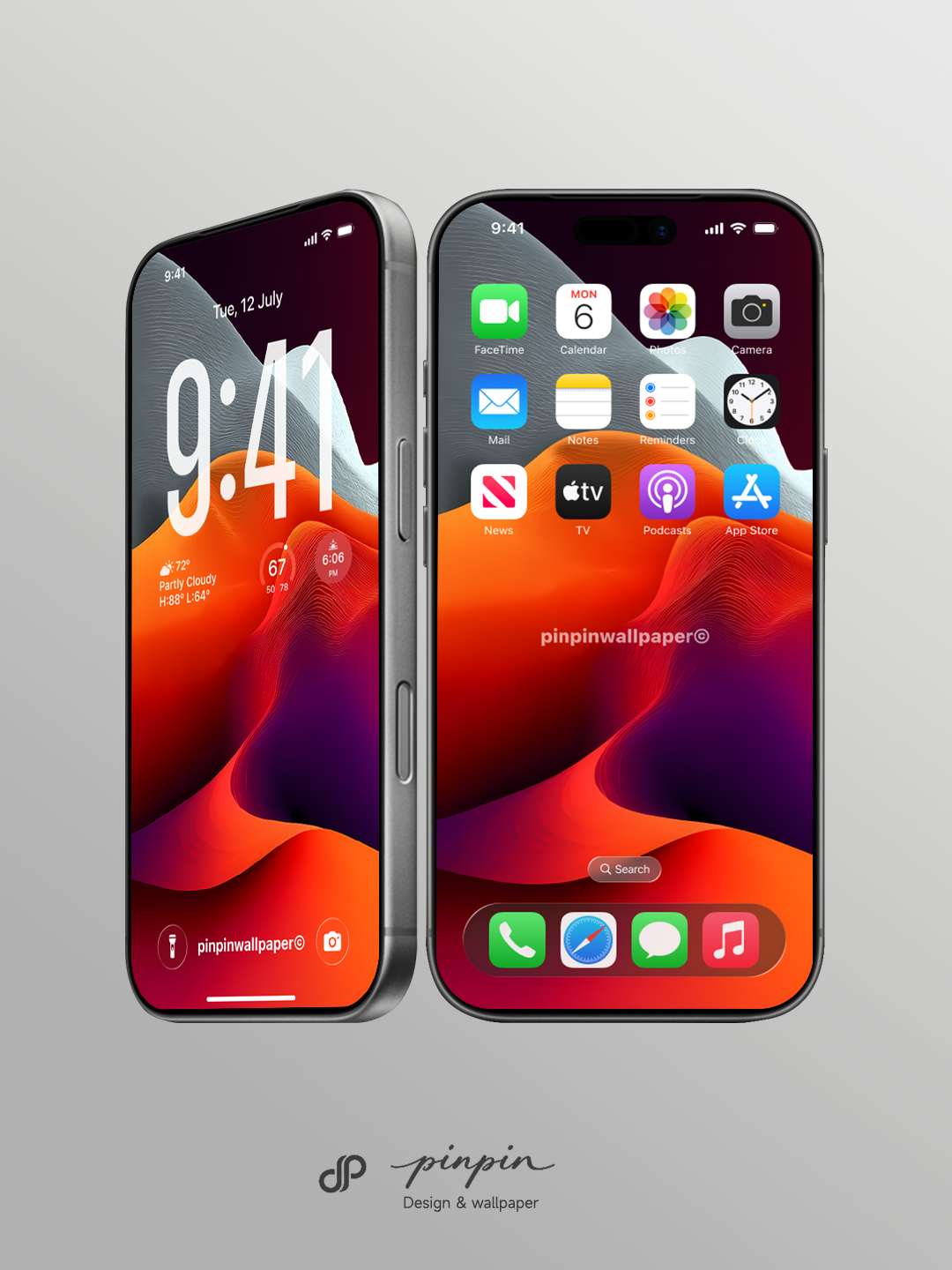 Minimalist Gradient 4K Wallpaper for iPhone and Android | No. 6289