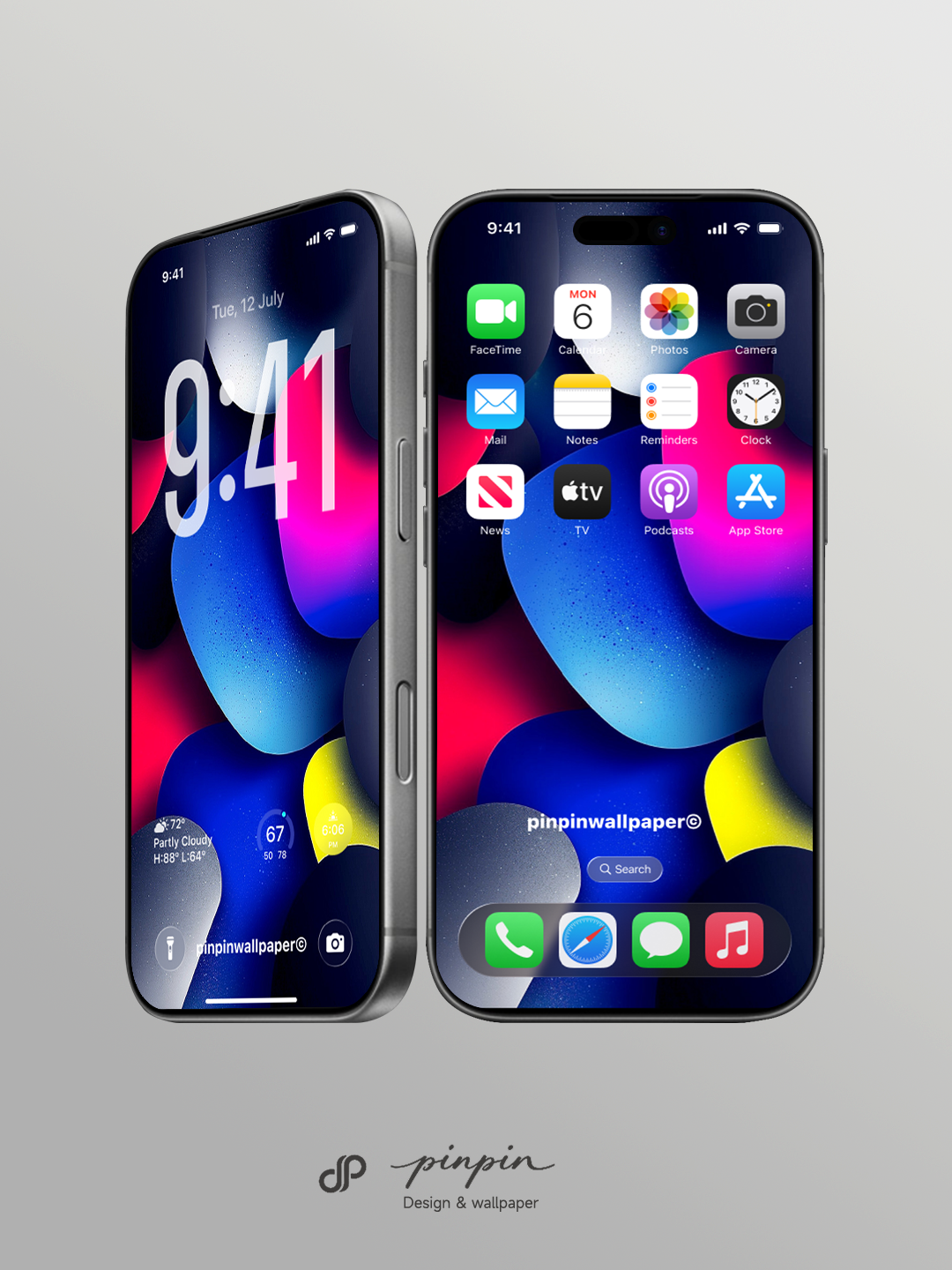 Minimalist Gradient 4K Wallpaper for iPhone and Android | No. 6238