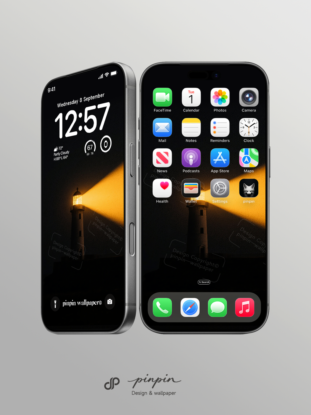 pinpin_wallpaper Minimalist Gradient 4K Wallpaper for iPhone and Android | No. 6303