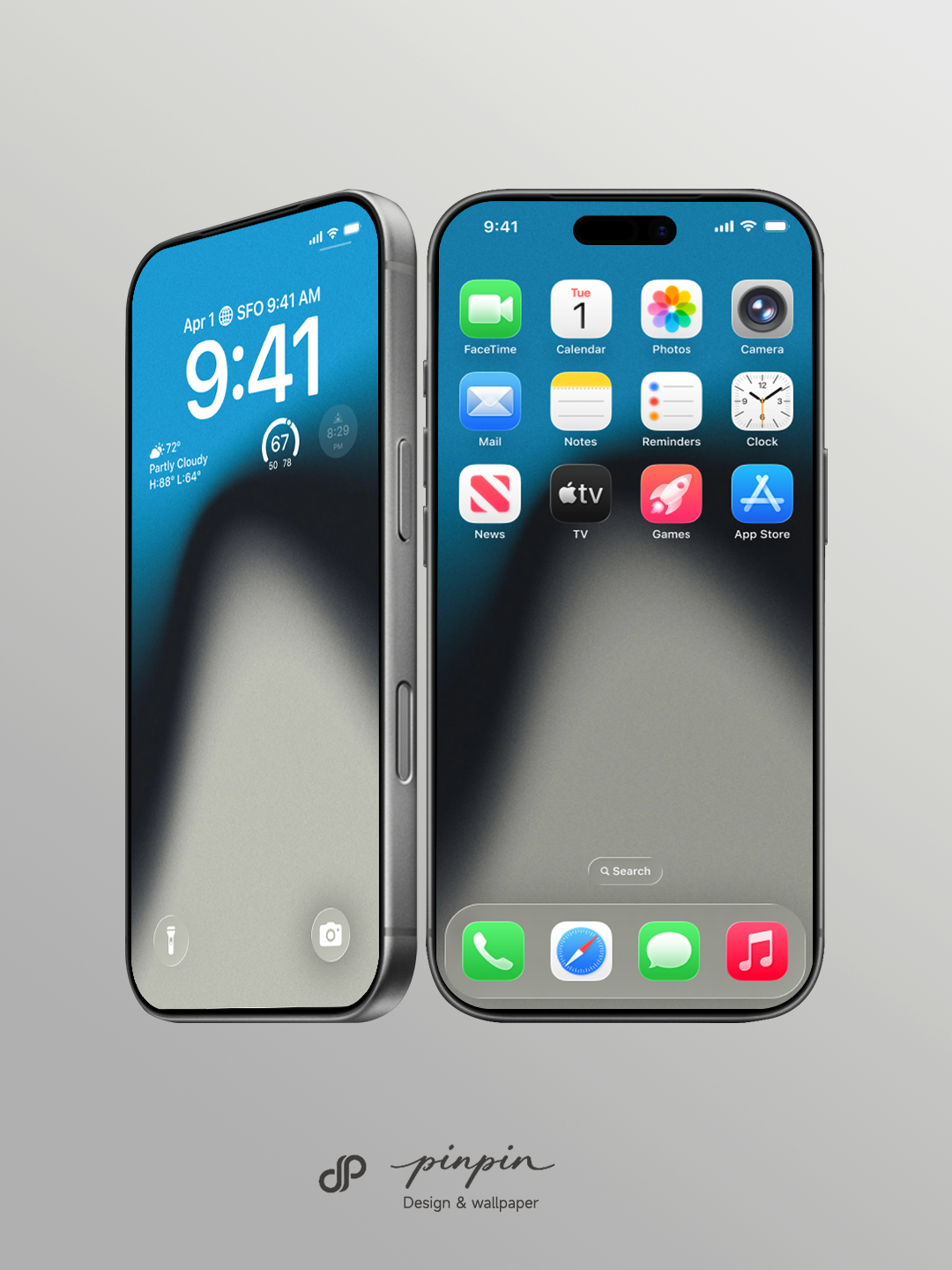 Minimalist Gradient 4K Wallpaper for iPhone and Android | No. 6239