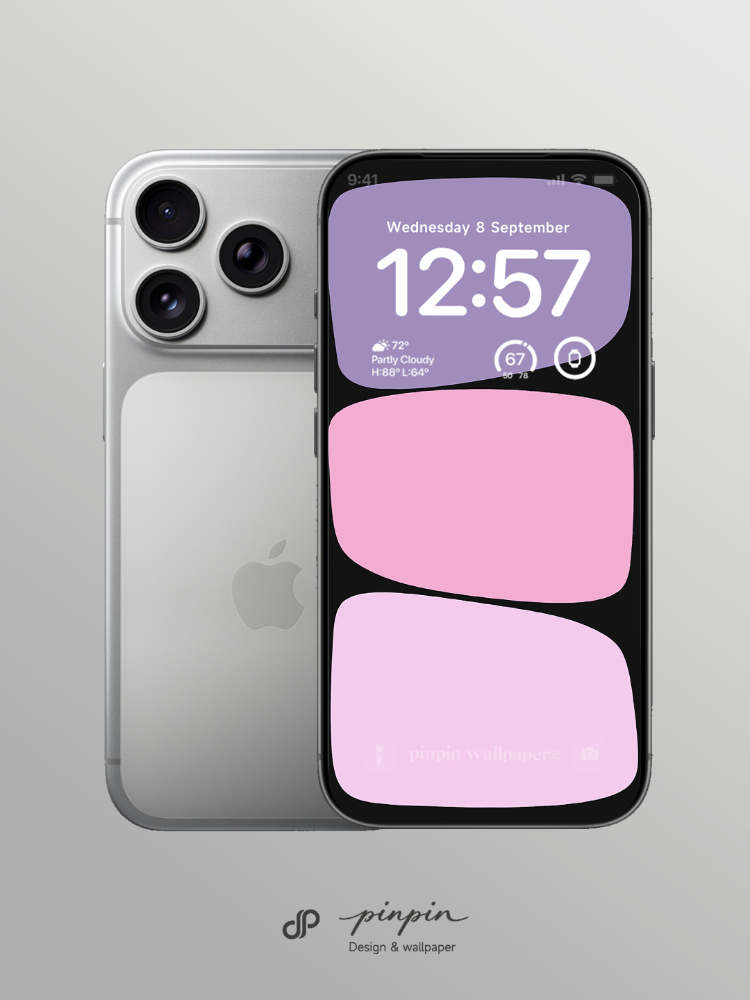 pinpin_wallpaper Minimalist Gradient 4K Wallpaper for iPhone and Android | No. 6327
