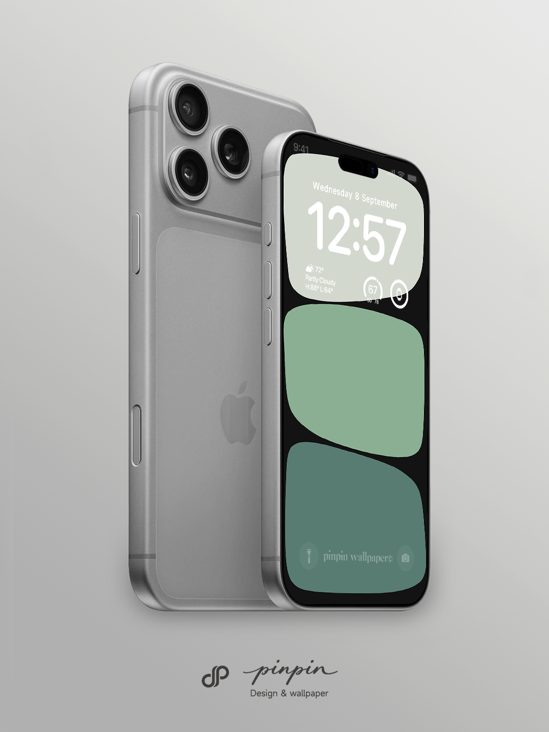 pinpin_wallpaper Minimalist Gradient 4K Wallpaper for iPhone and Android | No. 6329