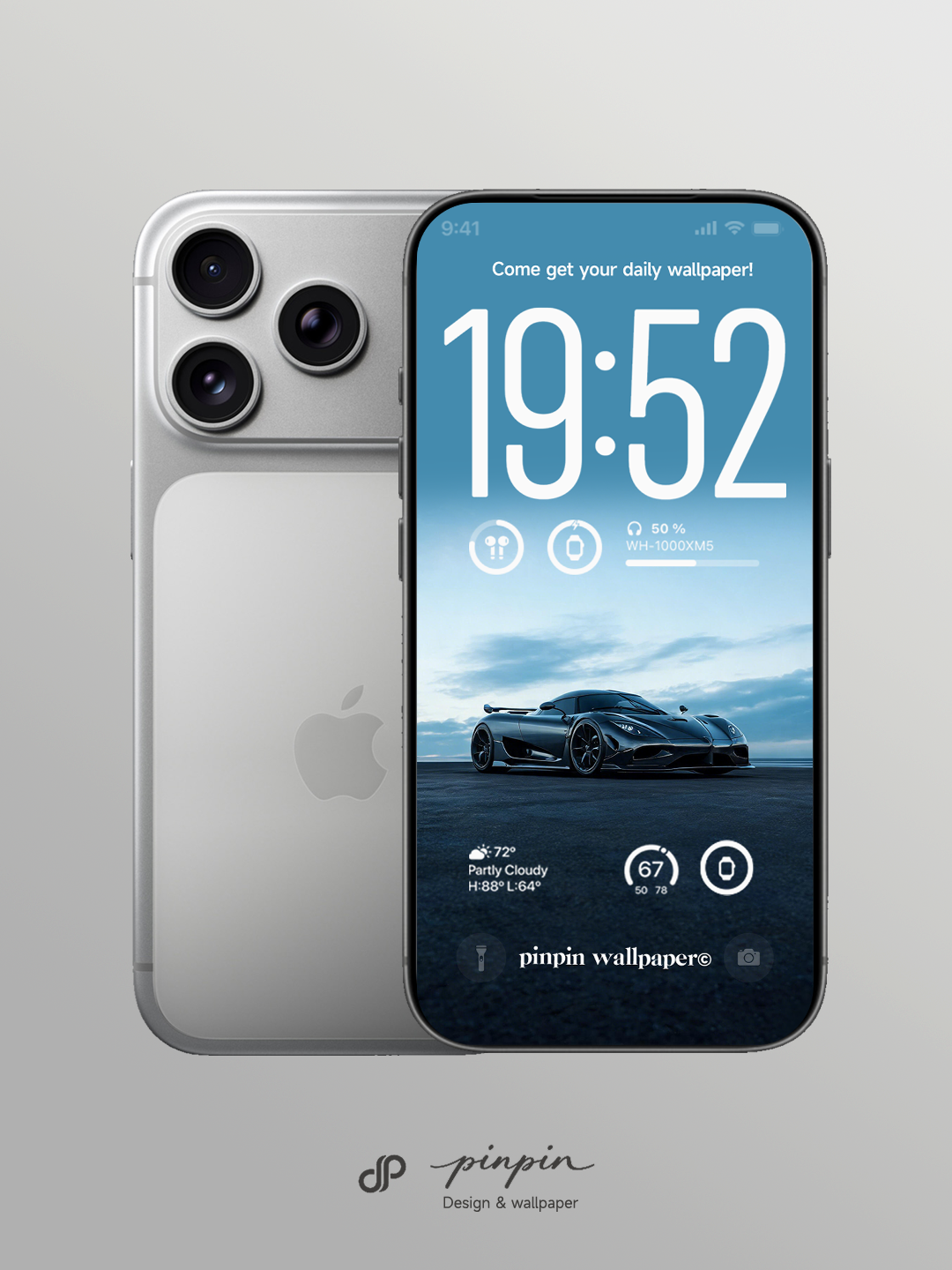 pinpin_wallpaper Minimalist Gradient 4K Wallpaper for iPhone and Android | No. 6335